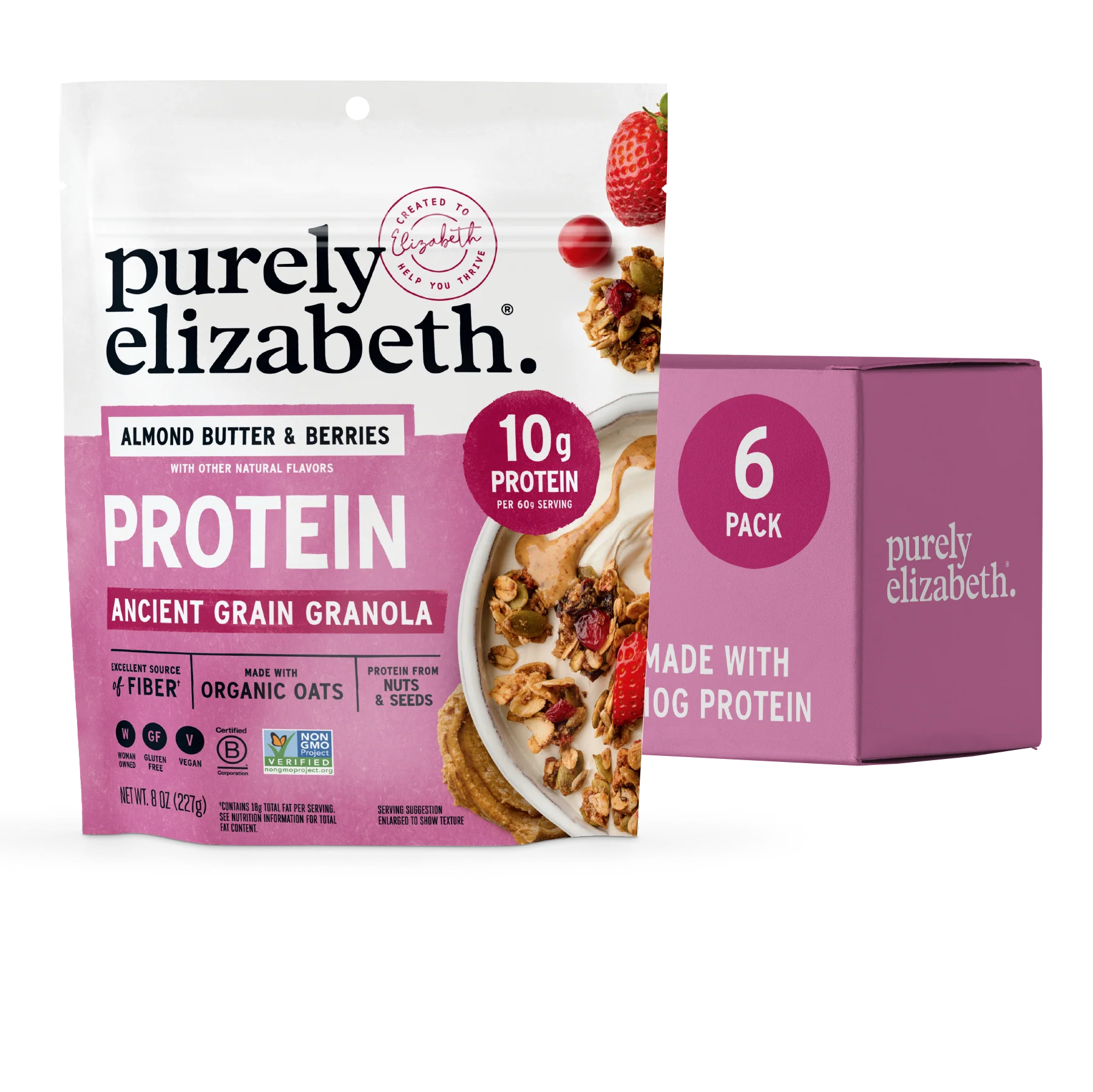 Almond Butter & Berries Protein Granola - Image 6