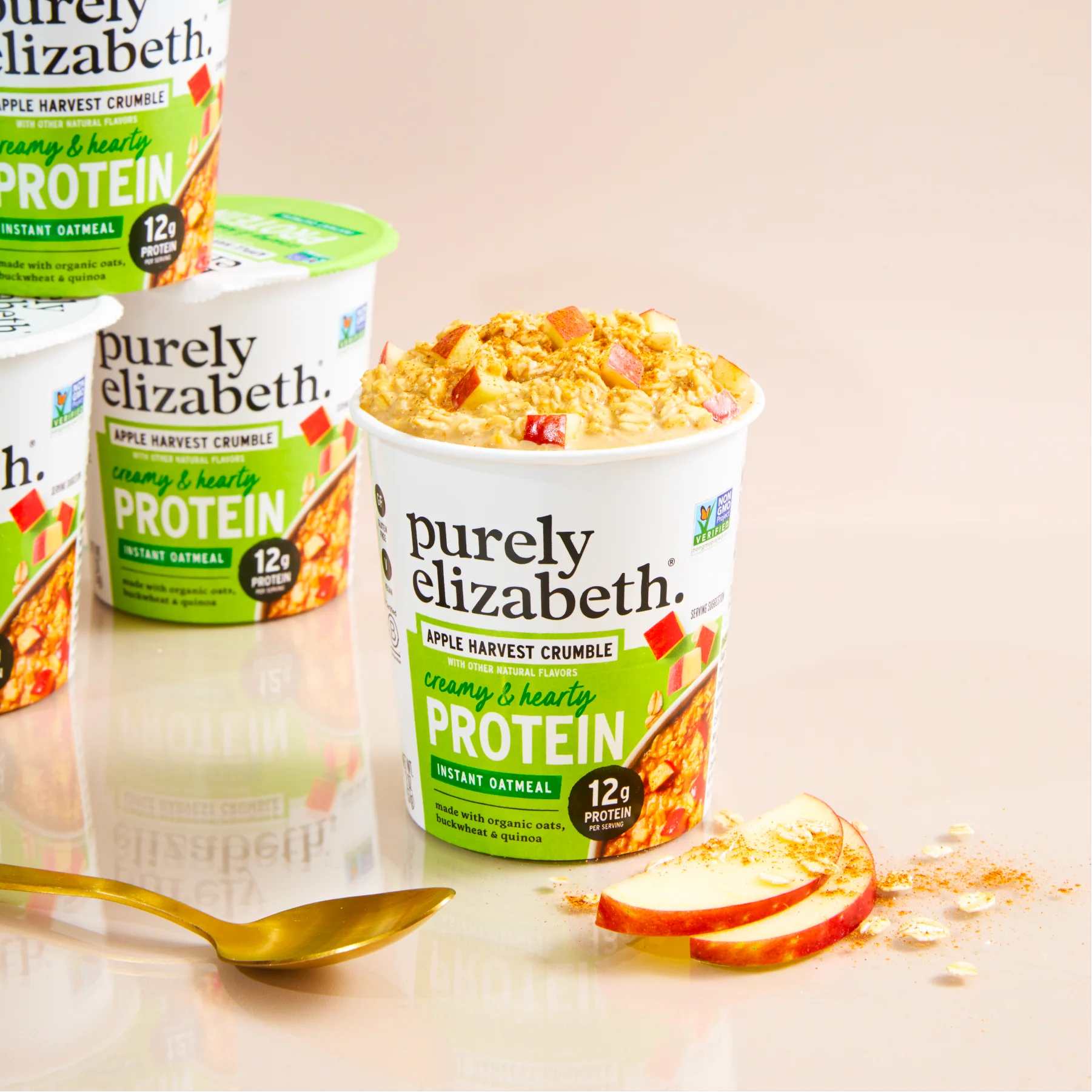 Apple Harvest Crumble Protein Oatmeal Cup - Image 5