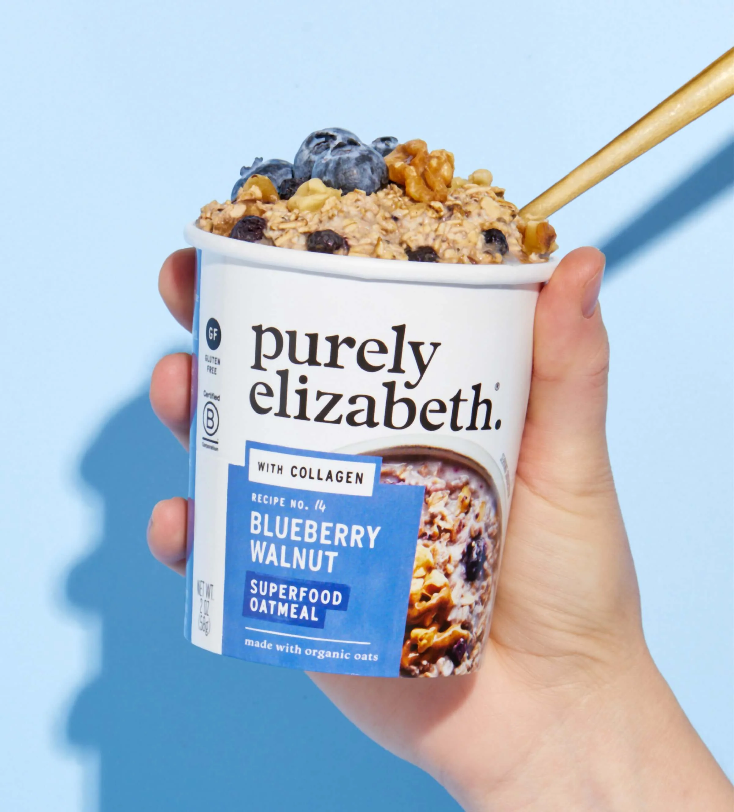 Blueberry Walnut Superfood Oat Cup with Collagen - Image 3