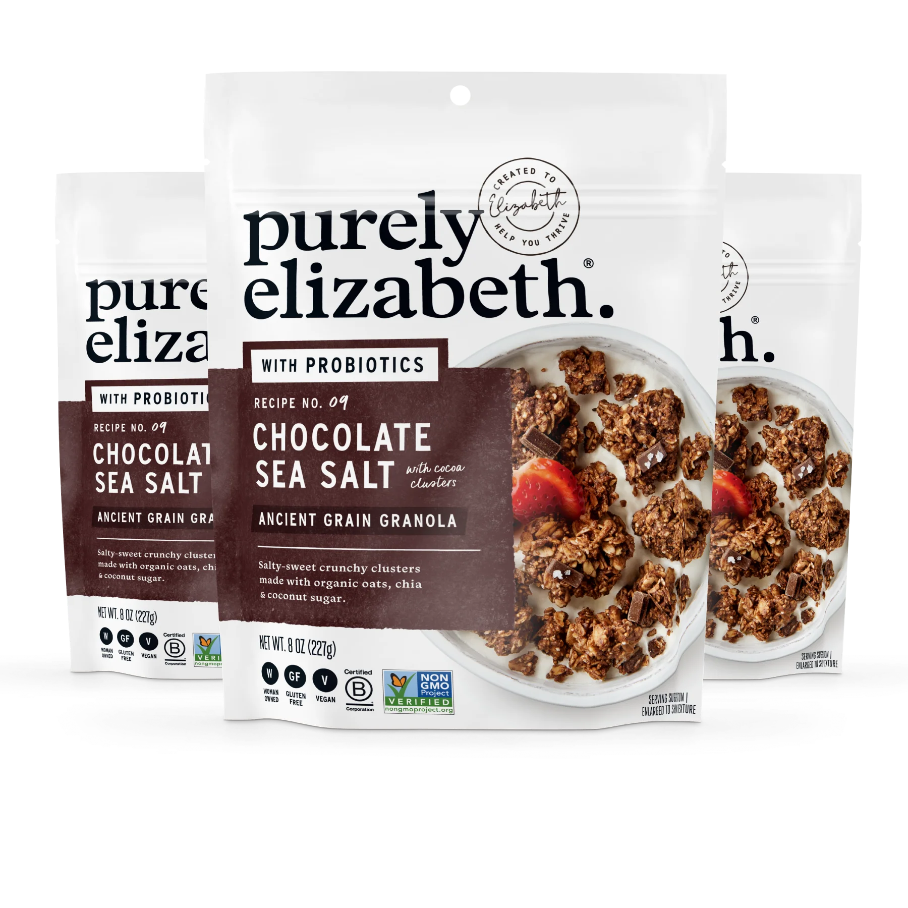 Chocolate Sea Salt Probiotic Ancient Grain Granola - Image 6