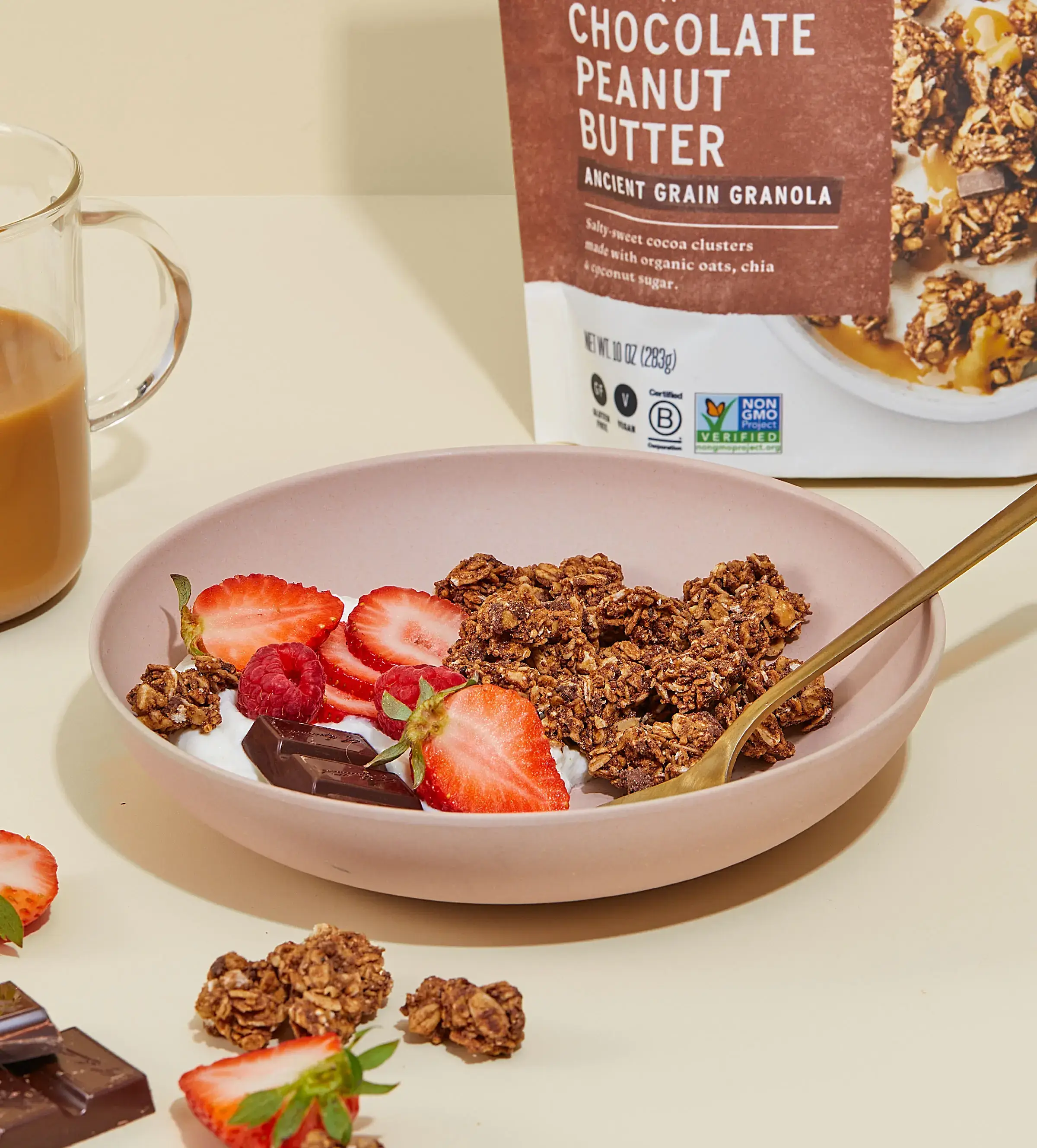 Chocolate Peanut Butter Ancient Grain Granola - Image 3