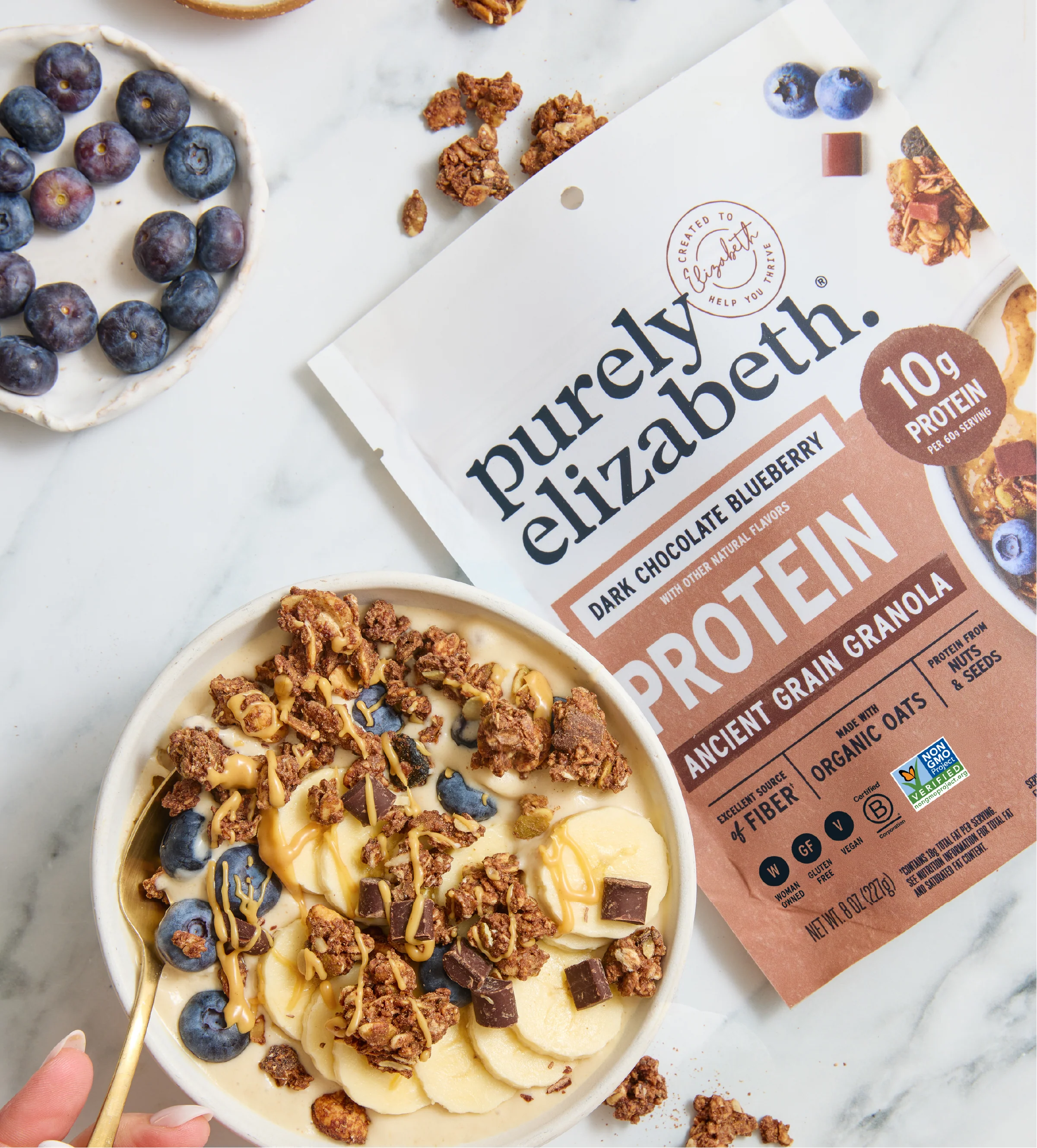 Dark Chocolate Blueberry Protein Granola - Image 3