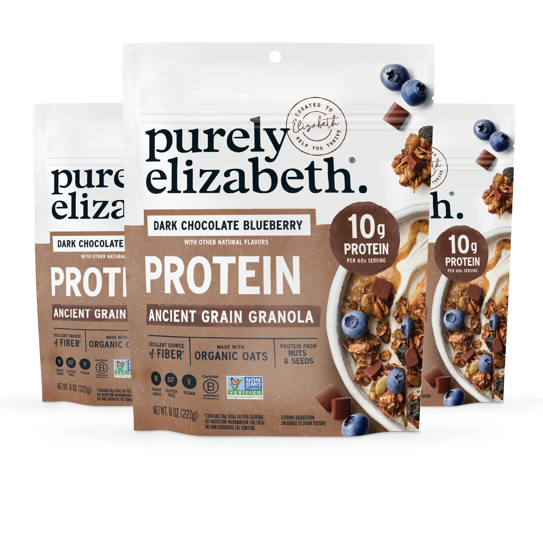 Dark Chocolate Blueberry Protein Granola - Image 5
