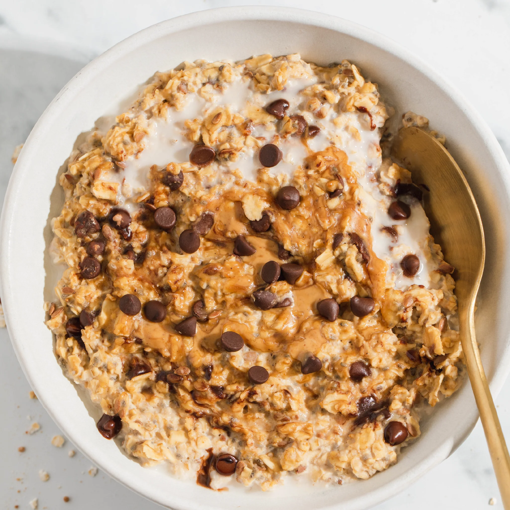 Dark Chocolate Chunk Superfood Oatmeal Multipack with Prebiotic Fiber - Image 5