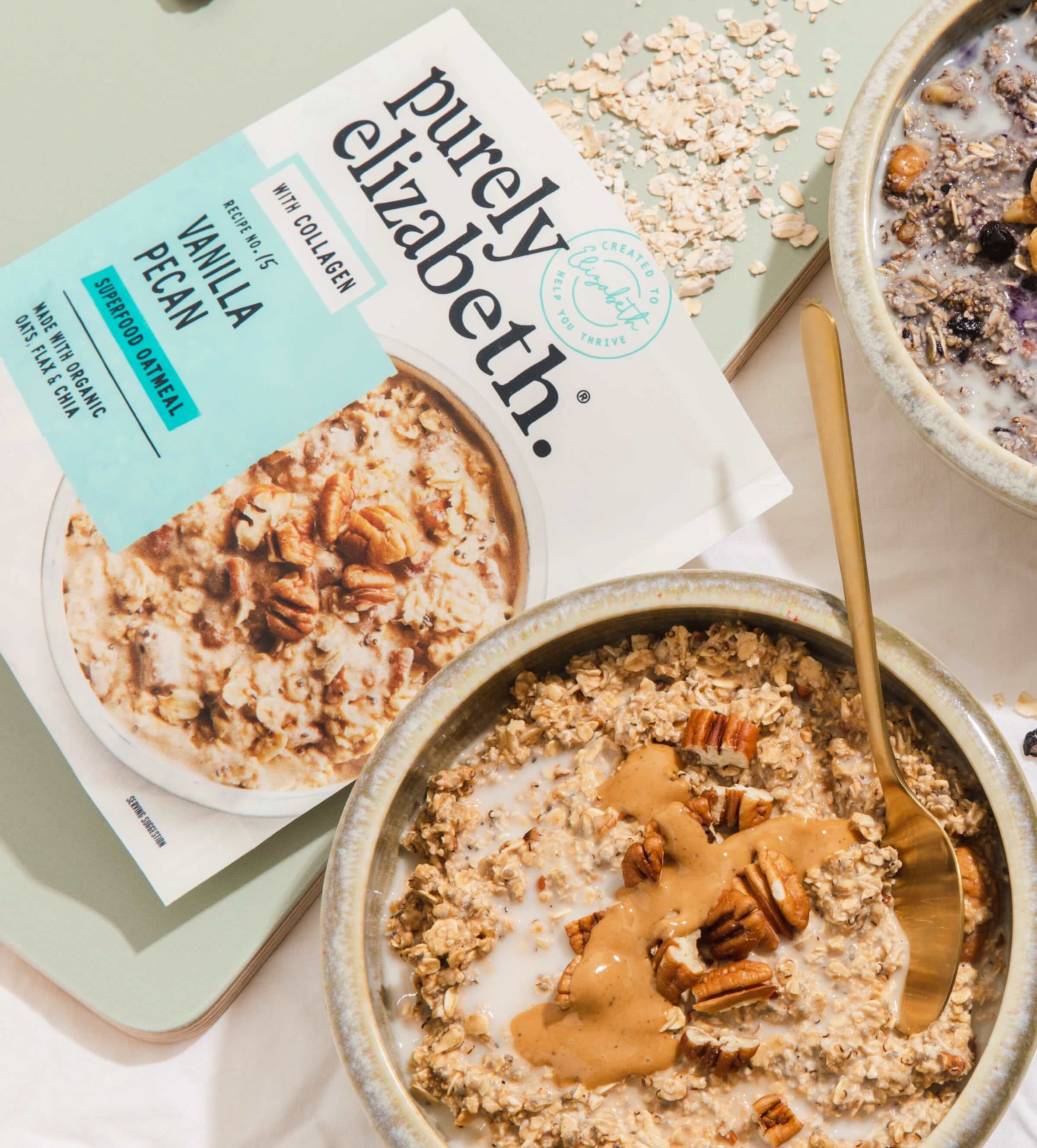 Vanilla Pecan Superfood Oatmeal Pouch with Collagen - Image 4