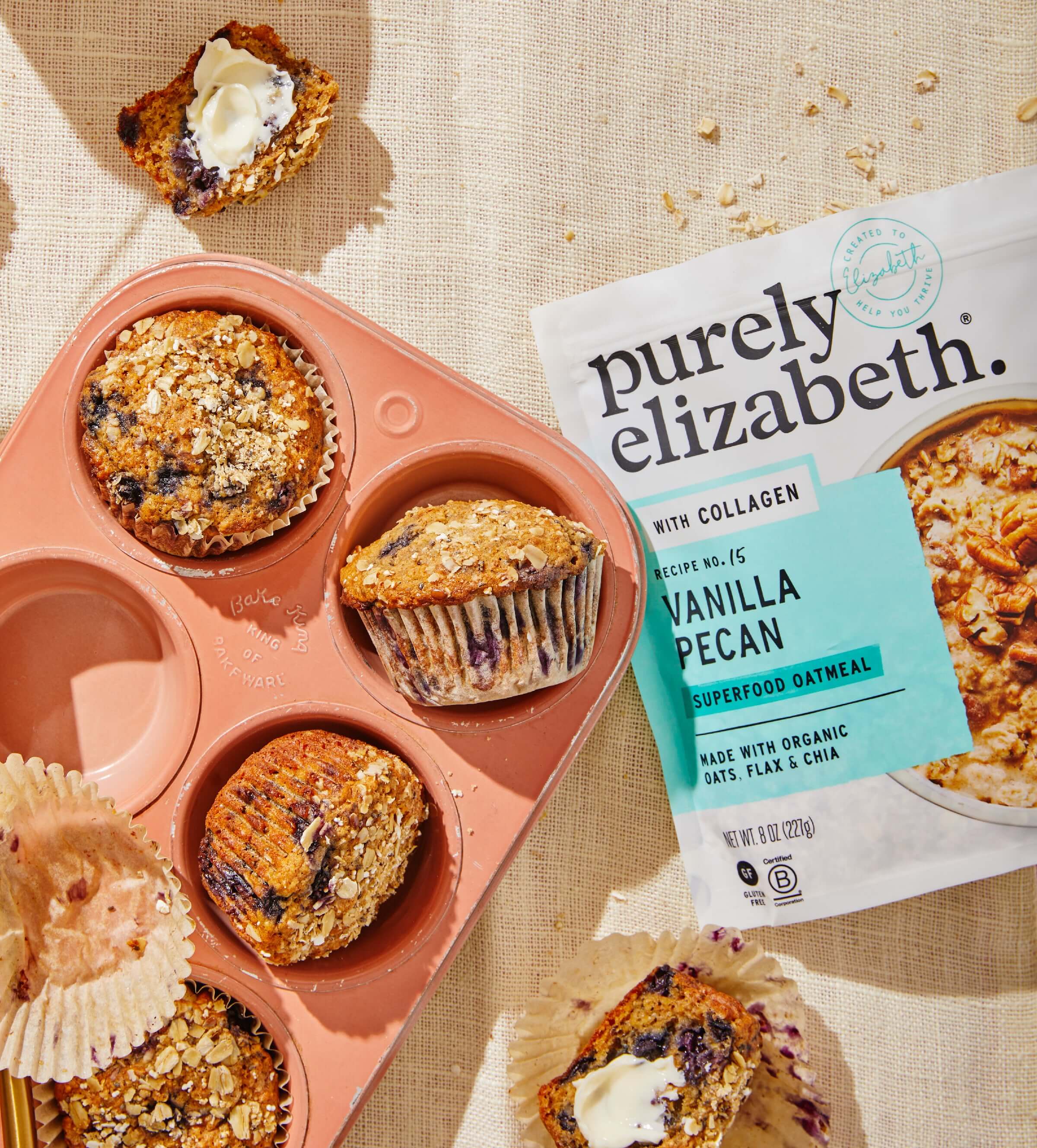 Vanilla Pecan Superfood Oatmeal Pouch with Collagen - Image 5